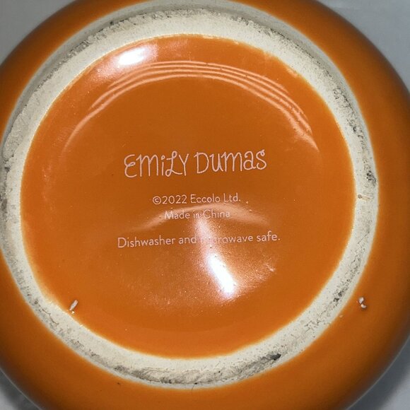 Good Morning Sunshine Orange Ceramic Mug With Sunflower Handle - Picture 4 of 5